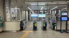 Hanshin Sakuragawa Station ticket gate
