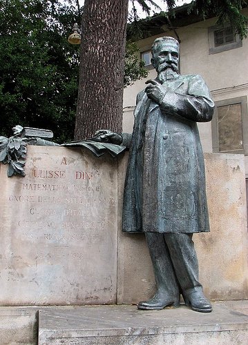 Portrait of Ulisse Dini, Italian mathematician from Pisa