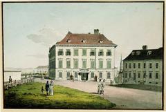 Palais Herzog Alberts with Augustinerbastei historic building 1816