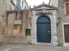 Entrance of the Venice Casino with decorative architectural details