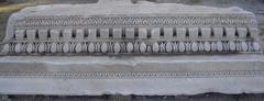 Cornice from the court around the Trajan's Column in the Foro Traiano in Rome