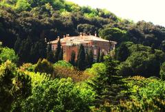 Villa Madama exterior view with classical architecture and garden