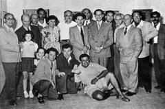 Opening of the 5th Ofakim Hadasim exhibition at the Tel Aviv Museum in November 1953
