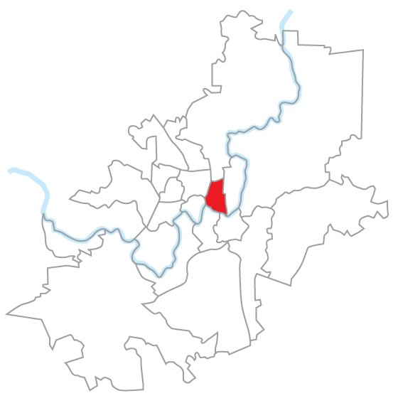 Aerial view of Vilnius Snipiskes showing urban layout with green spaces