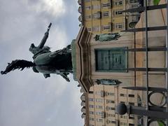 Statue of Vittorio Emanuele II King of Italy in Genoa