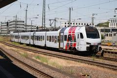 DB Regio train 429123 on railway tracks