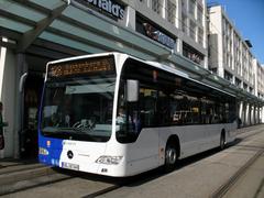 Mercedes-Benz Citaro Saar VV bus near Saarbrücken Hauptbahnhof