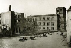 Ruins of the Düsseldorfer Schloss after the 1872 fire