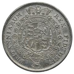 Old British coin from 1817 featuring George III