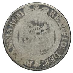 Half crown coin of Great Britain featuring George III, dated 1817