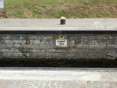 Güdingen dam and lock system on the Saar river