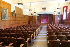 Auditorium interior at the Oriental Institute, University of Chicago