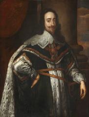 Portrait painting of King Charles I by Anthony van Dyck