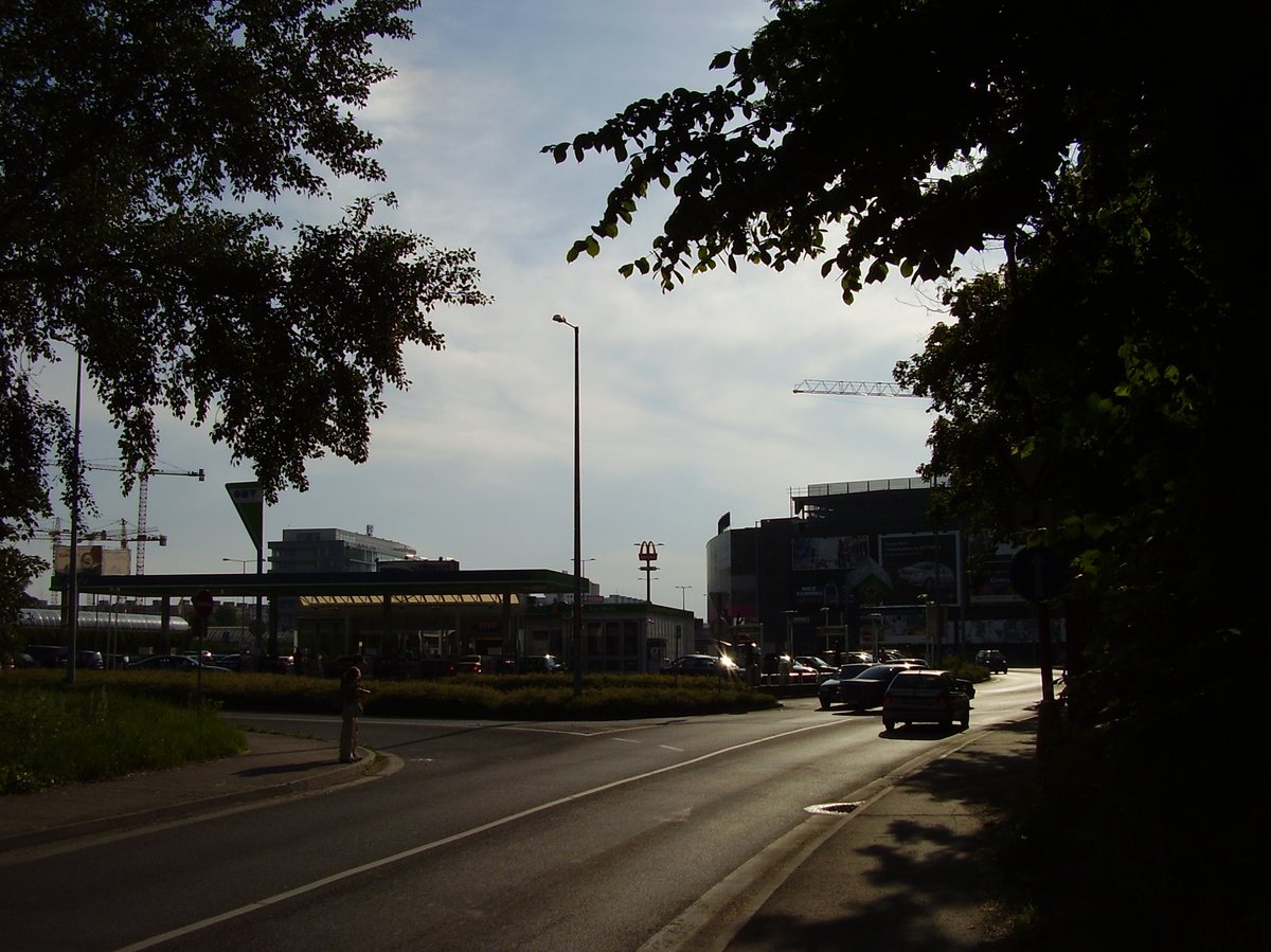 View of Aupark and Digital Park office buildings in Bratislava