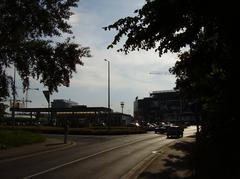 View of Aupark and Digital Park office buildings in Bratislava