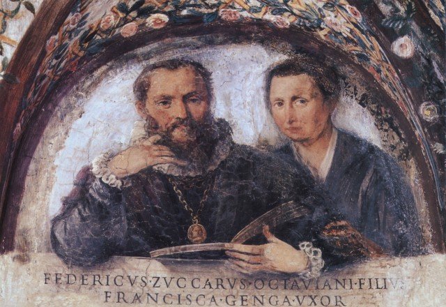 Portrait of Federico Zuccaro and his wife Francesca