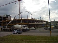 Construction of a multi-storey car park building on Panónska street