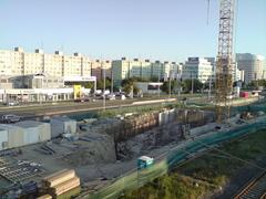 Construction site on Pannonian Road in Bratislava