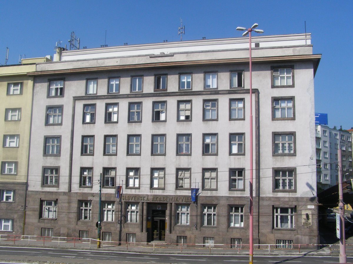Building of the Slovak Academy of Sciences in Bratislava