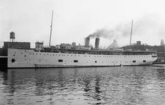 S.S. Eastland passenger ship docked in Cleveland harbor in 1911