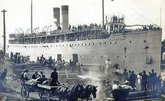 SS Eastland docked before acquisition by the US Navy in 1917
