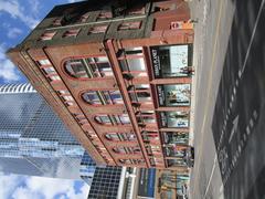 Classy old building at the northeast corner of Yonge and Shuter streets in Toronto, across from Eaton's Centre