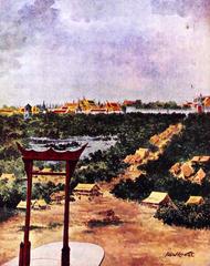 Illustration of the construction of Bangkok as the new capital in 1782/83 CE