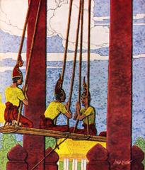 Illustration of Triyampawai ceremony during Rama I's reign