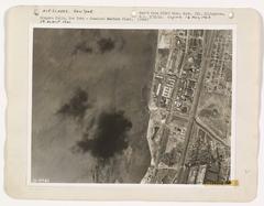 Historic black and white photo of Niagara Falls near New York