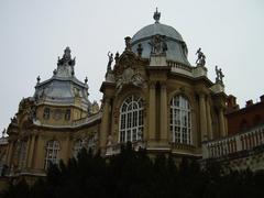 Vajdahunyad Castle in Budapest on a clear autumn day
