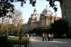 Vajdahunyad Castle in central Budapest Hungary
