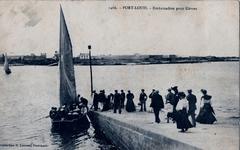 Port-Louis pier for Gâvres ferry in early 20th century