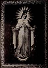 Painting of Blessed Virgin Mary in Antokol Church, Vilnius
