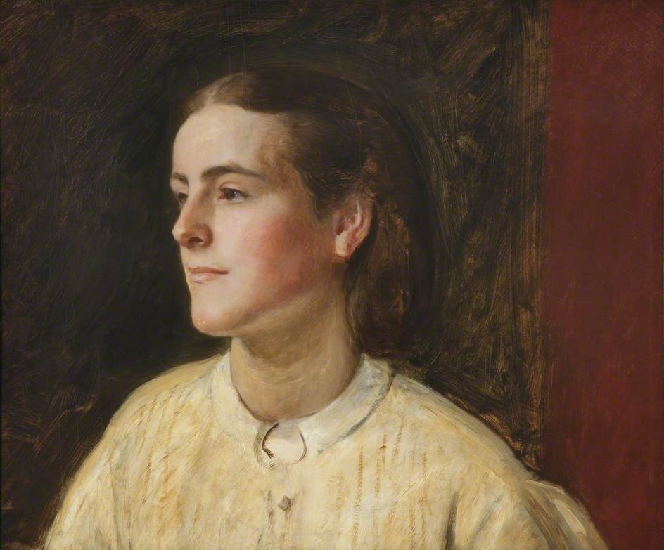 Portrait of Clara Evelyn Mordan, English philanthropist (1844-1915)