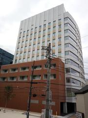 Teikyo University School of Medicine University Hospital building in Mizonokuchi