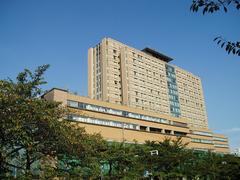 Teikyo University Hospital building in Itabashi-ku, Tokyo