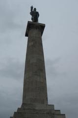 large statue in Kalemegdan park Belgrade Serbia