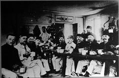 Soldiers of the 140th Infantry Regiment in garrison at Grenoble during World War I