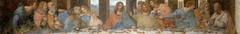 Leonardo da Vinci's Last Supper painting depicting Jesus and his disciples