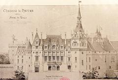 Château des ducs de Bretagne in Nantes under reconstruction and restoration