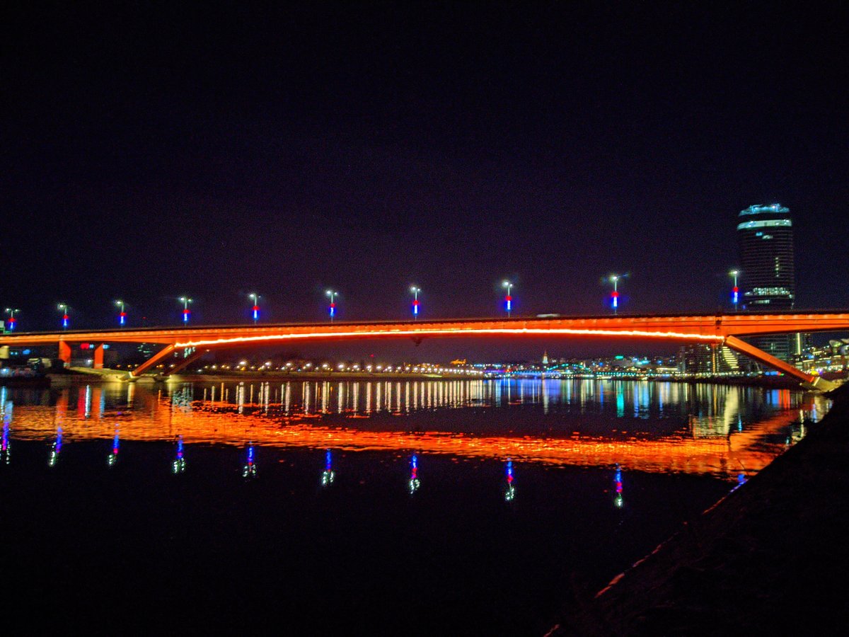 Panoramic view of Belgrade skyline with historic and modern buildings