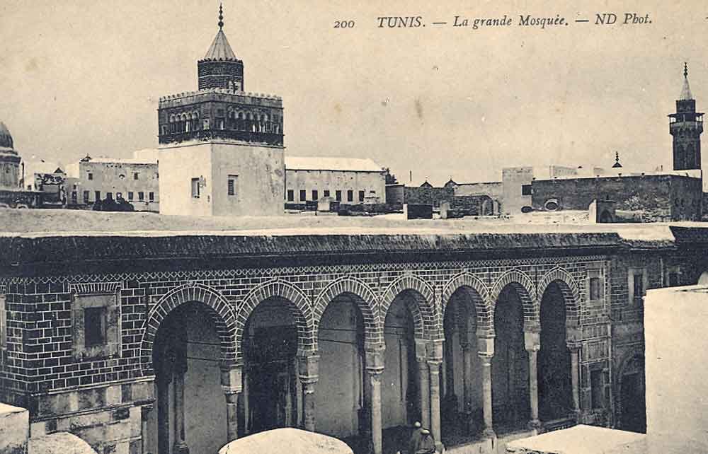 Zitouna Mosque in Tunisia in 1880