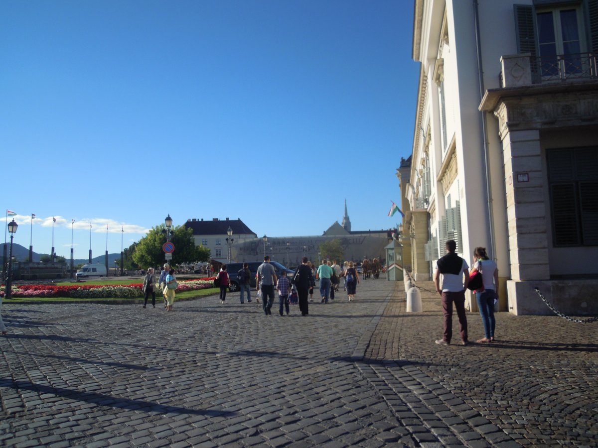 View of Budapest cityscape with the Danube River and historic buildings in September 2013