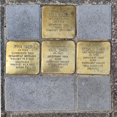 Stolperstein Dedicato A Anna Baer