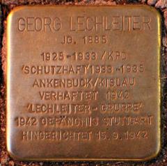 Stolperstein Dedicato A Georg Lechleiter