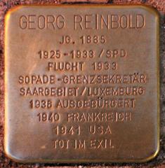Stolperstein Dedicato A Georg Reinbold