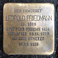 Stolperstein Dedicato A Leopold Friedmann