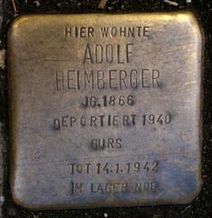 Stolperstein Dedicato A Adolf Heimberger