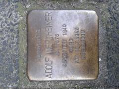 Stolperstein Dedicato A Adolf Wertheimer