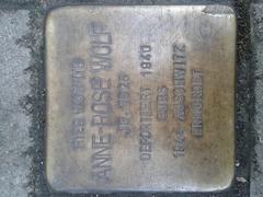 Stolperstein Dedicato A Anne-Rose Wolf